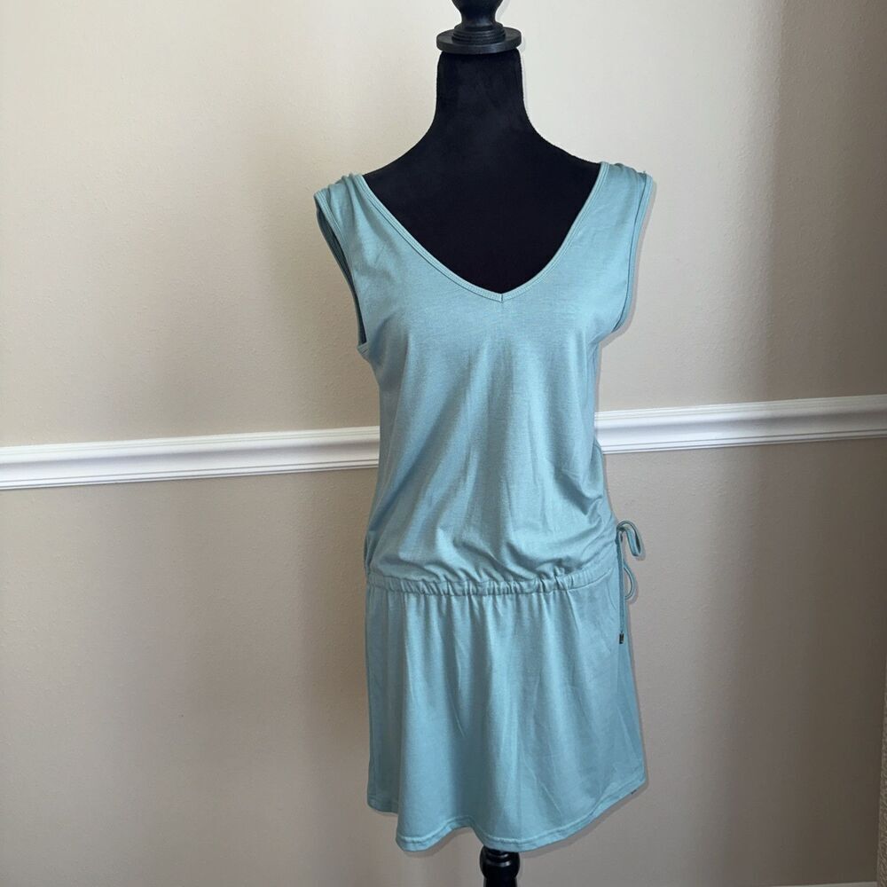 Woman’s Beach Coverup Dress Size XS/S Mint Green Cotton
